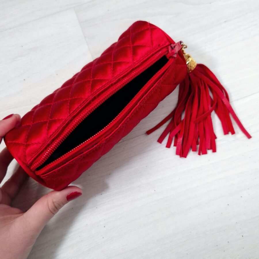glam red bag
