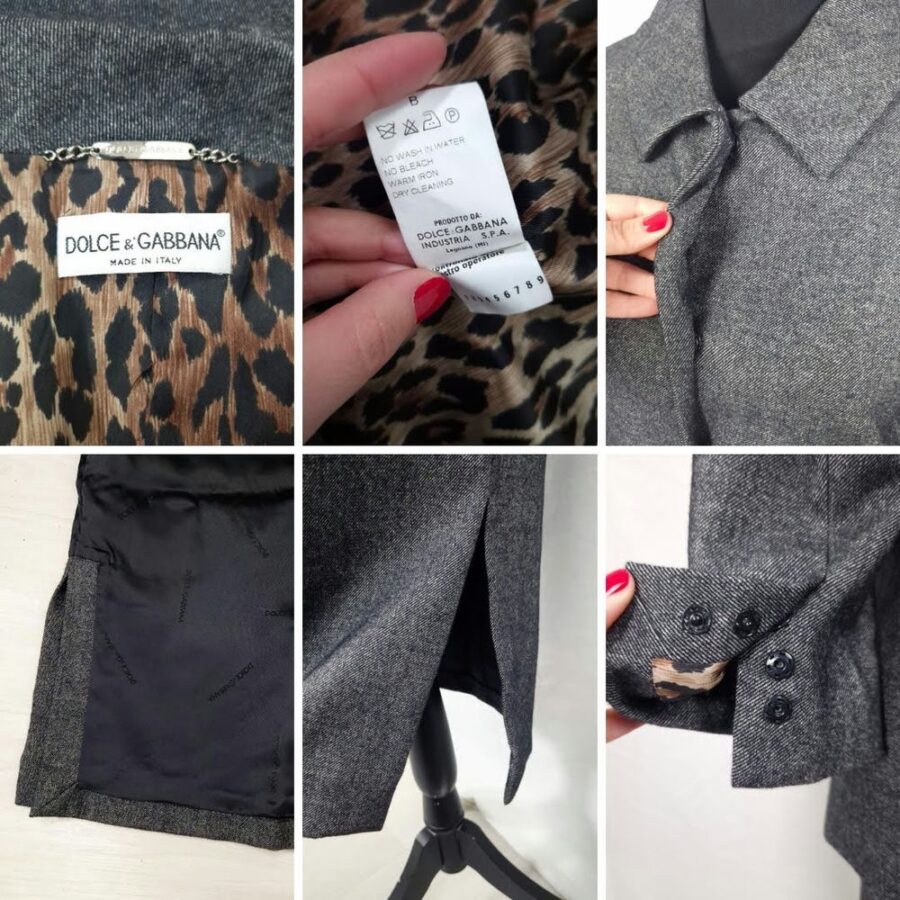 Tailleur grigio Dolce & Gabbana - immagine 9