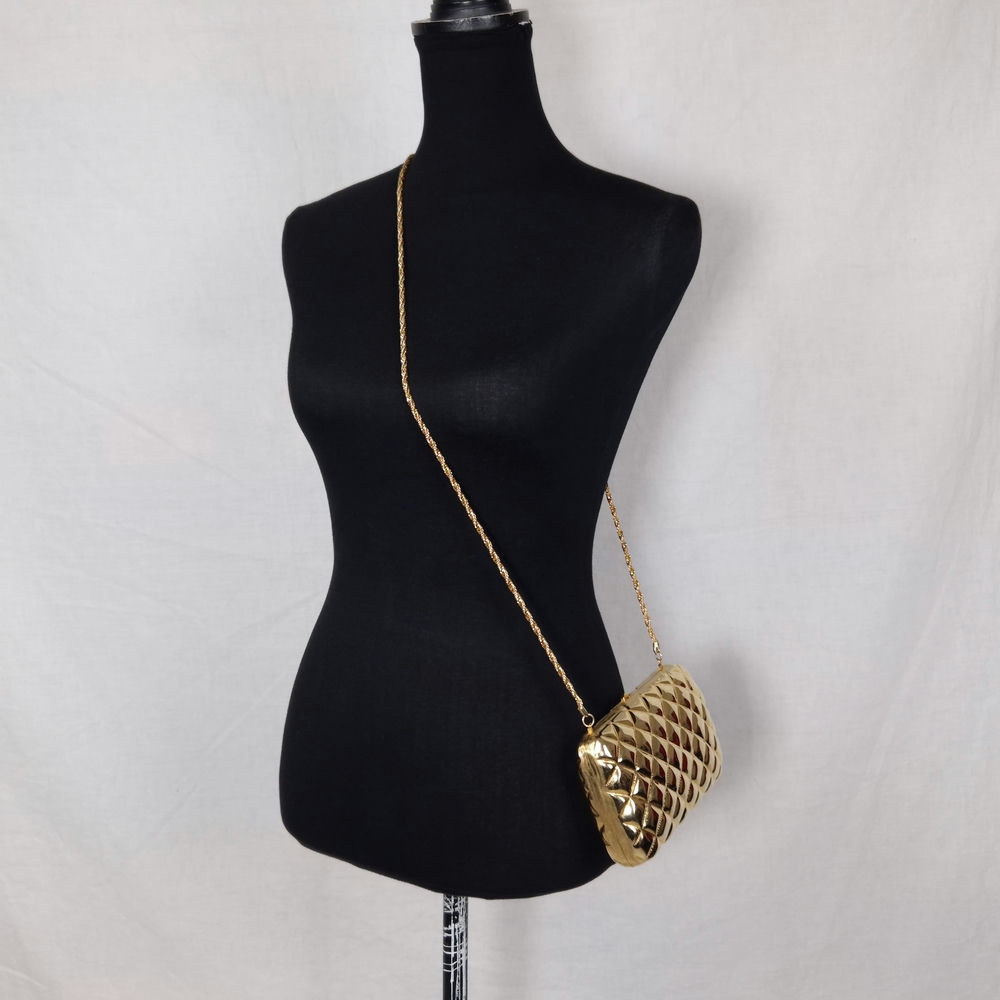 Pochette dorata vintage anni 70