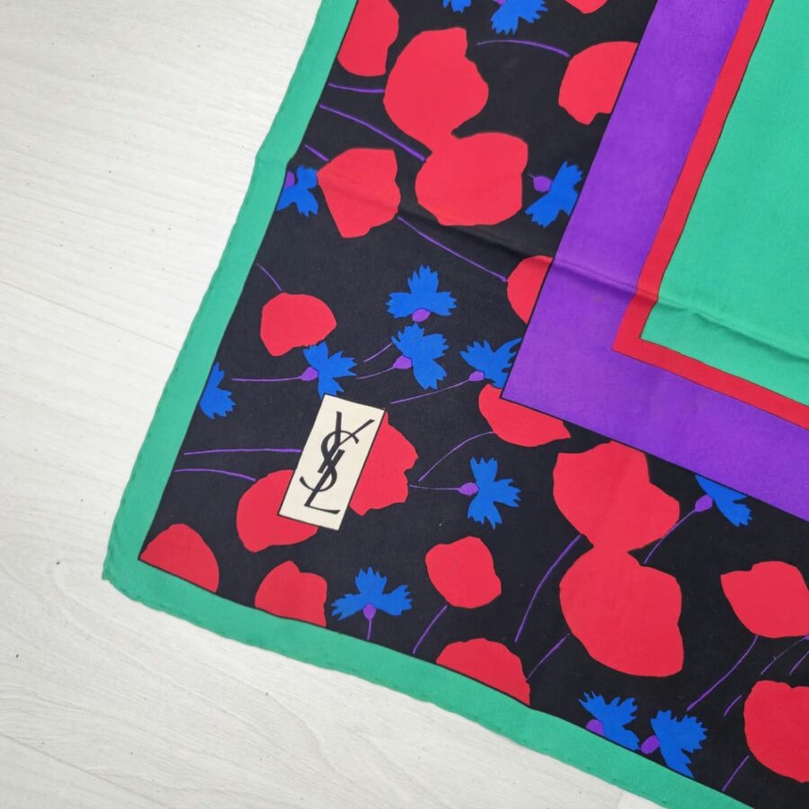ysl silk scarf