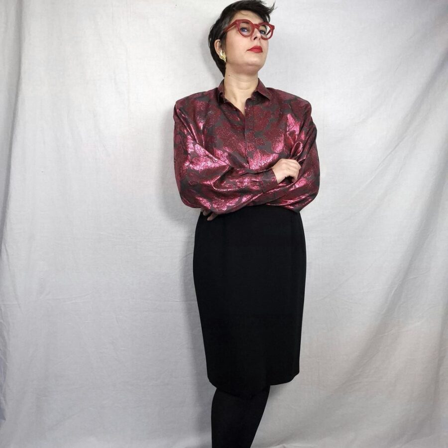 Gonna vintage nera YSL 1994 - immagine 8