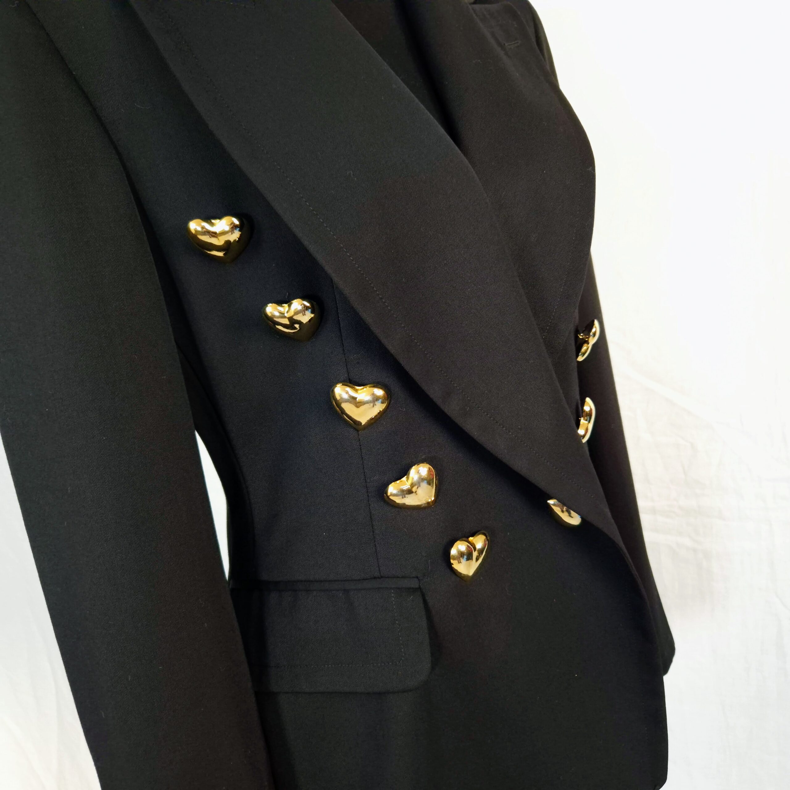 Giacca con cuori moschino