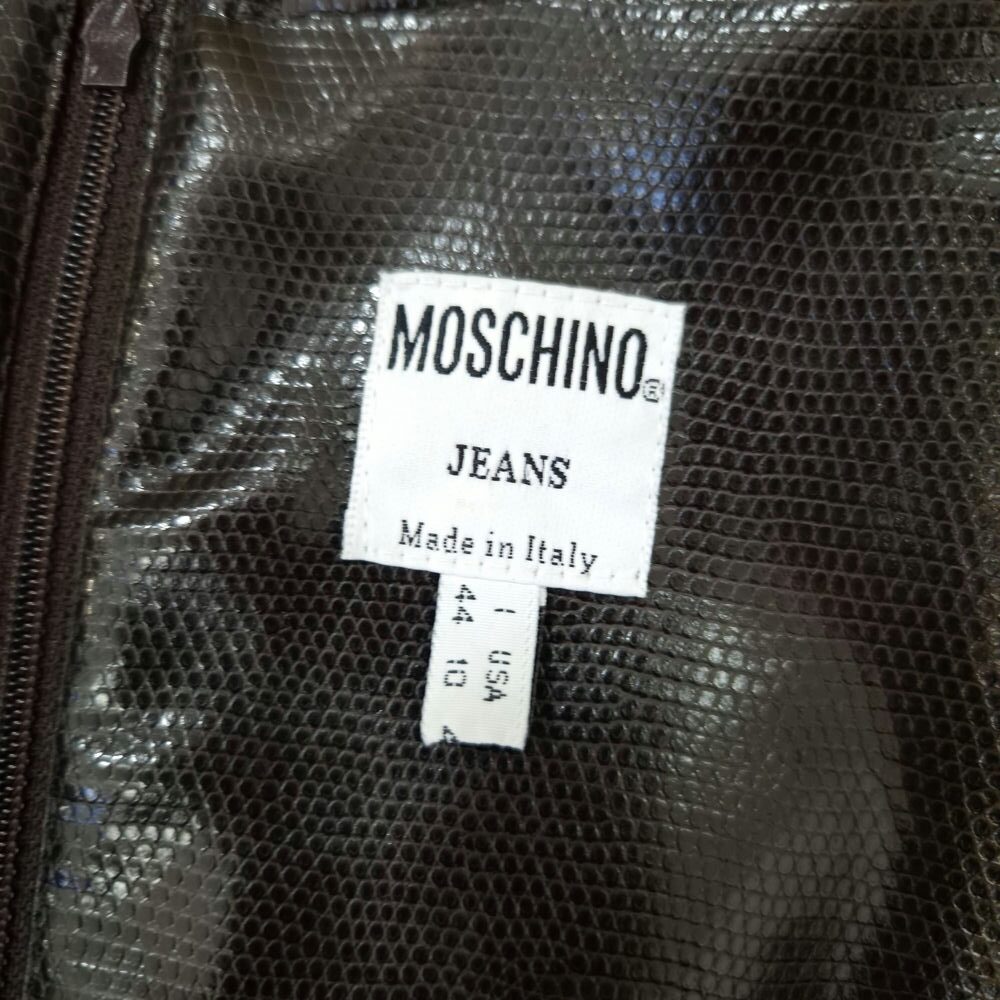 Moschino jeans label