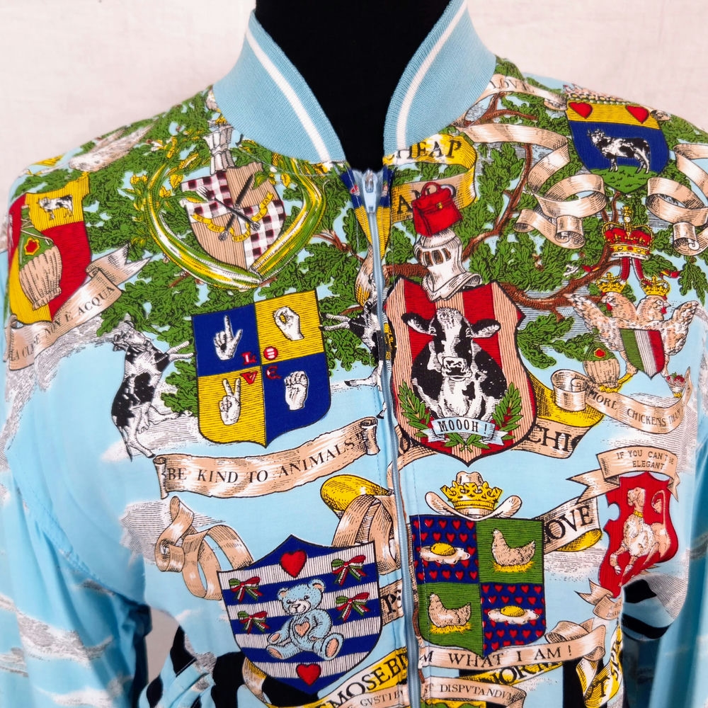 vintage bomber moschino