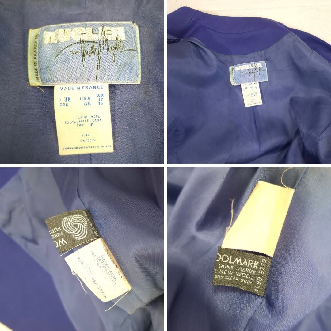 Thierry Mugler giacca viola anni ‘80 - immagine 9