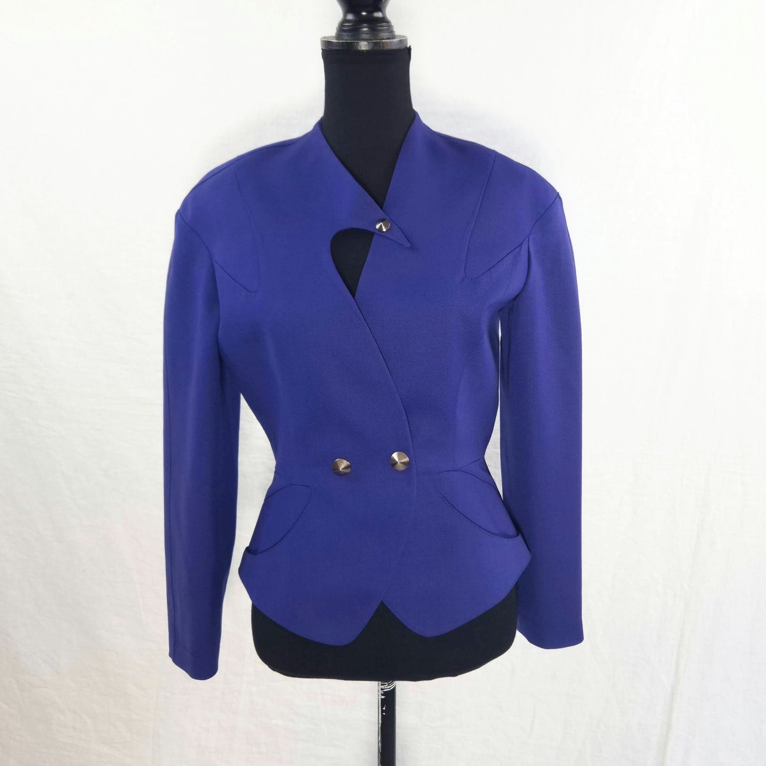 Thierry Mugler giacca viola anni ‘80 - immagine 2