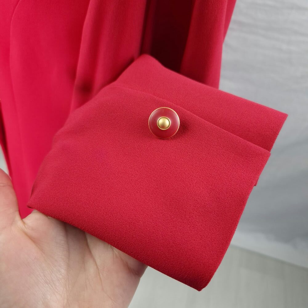 colorblock red jacket