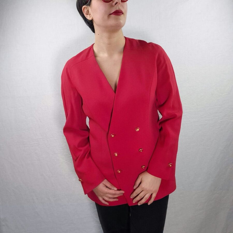 giacca rossa primaverile