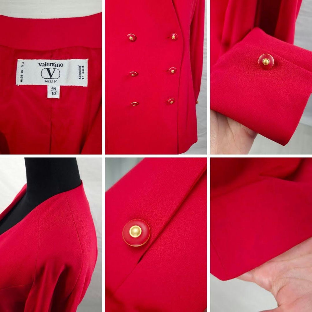 giacca rossa vintage