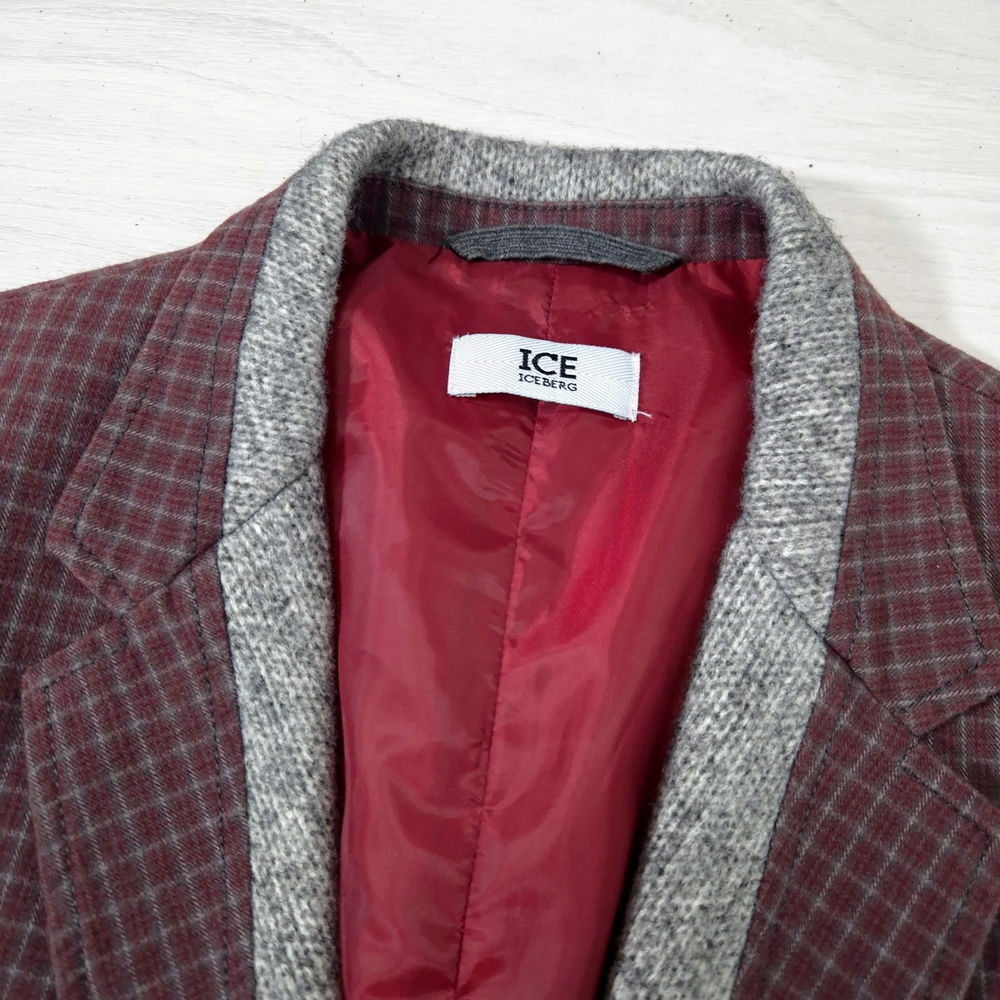 Giacca bordeaux da uomo Iceberg vintage