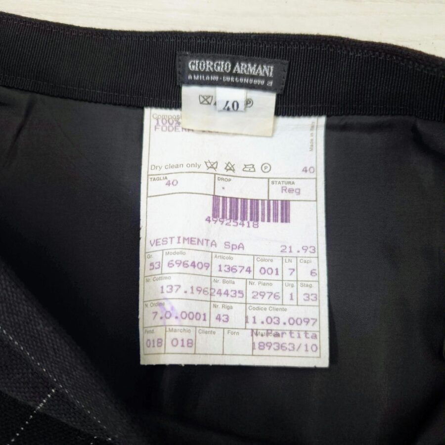 Giorgio Armani label