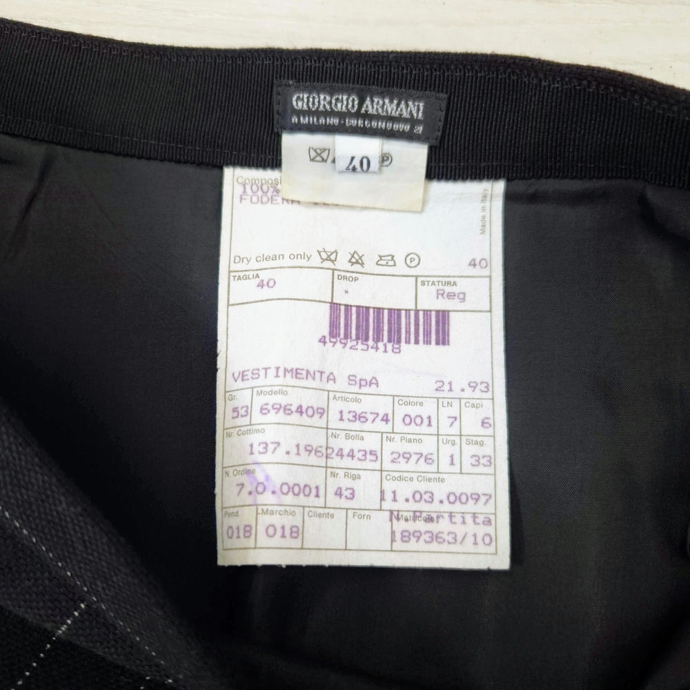 Giorgio Armani label