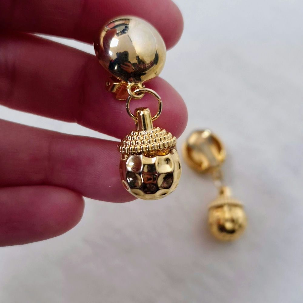 acorn earrings