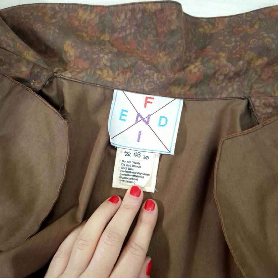 fendi vintage label