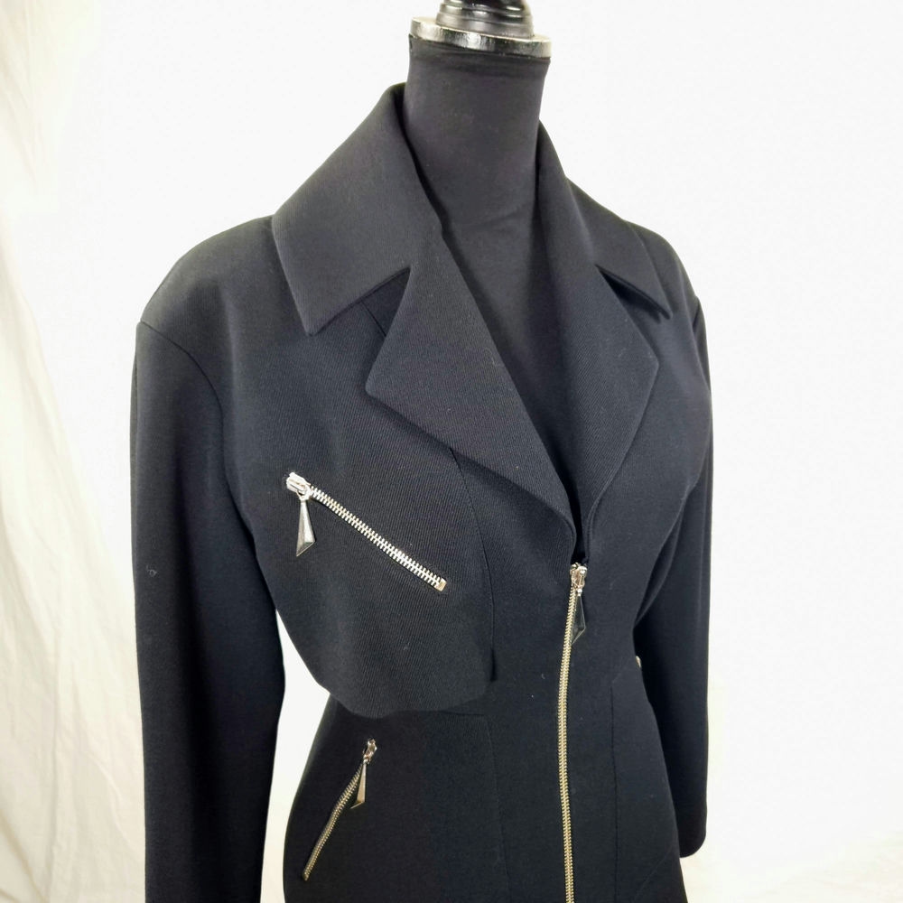 Glam black suit women