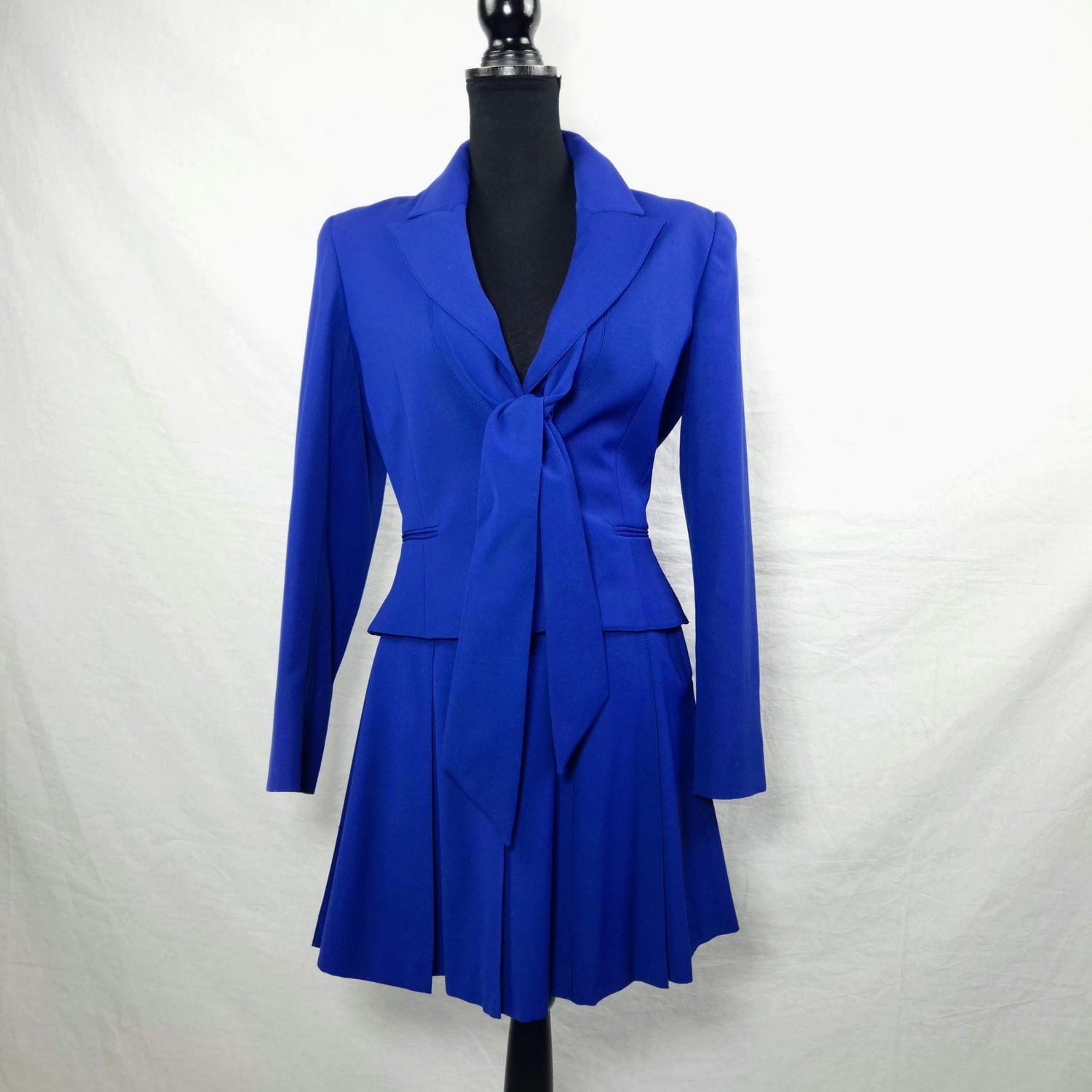 Tailleur blu elegante State of Claude Montana