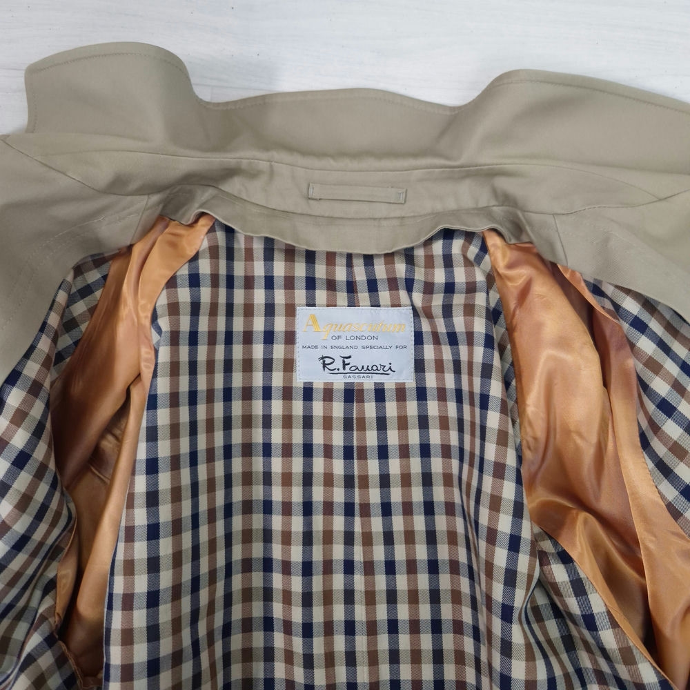 aquascutum trench coat