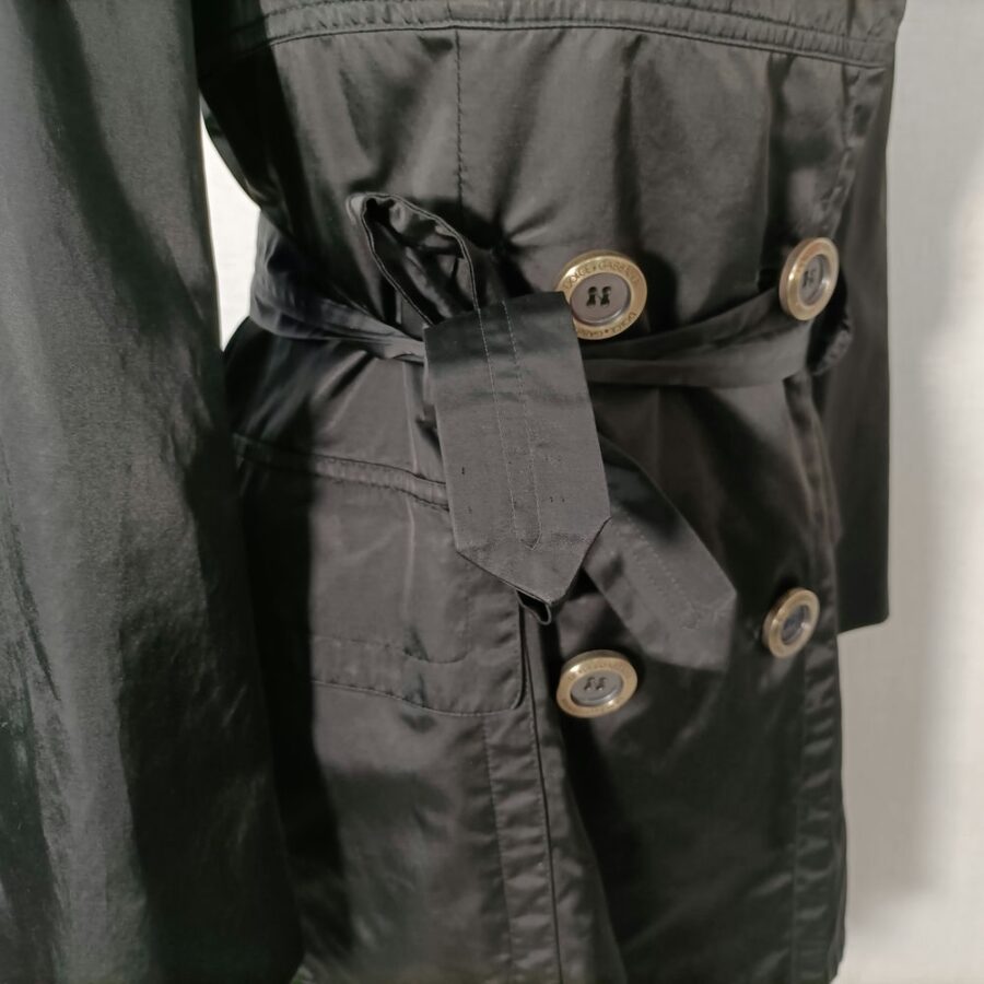 black trench coat