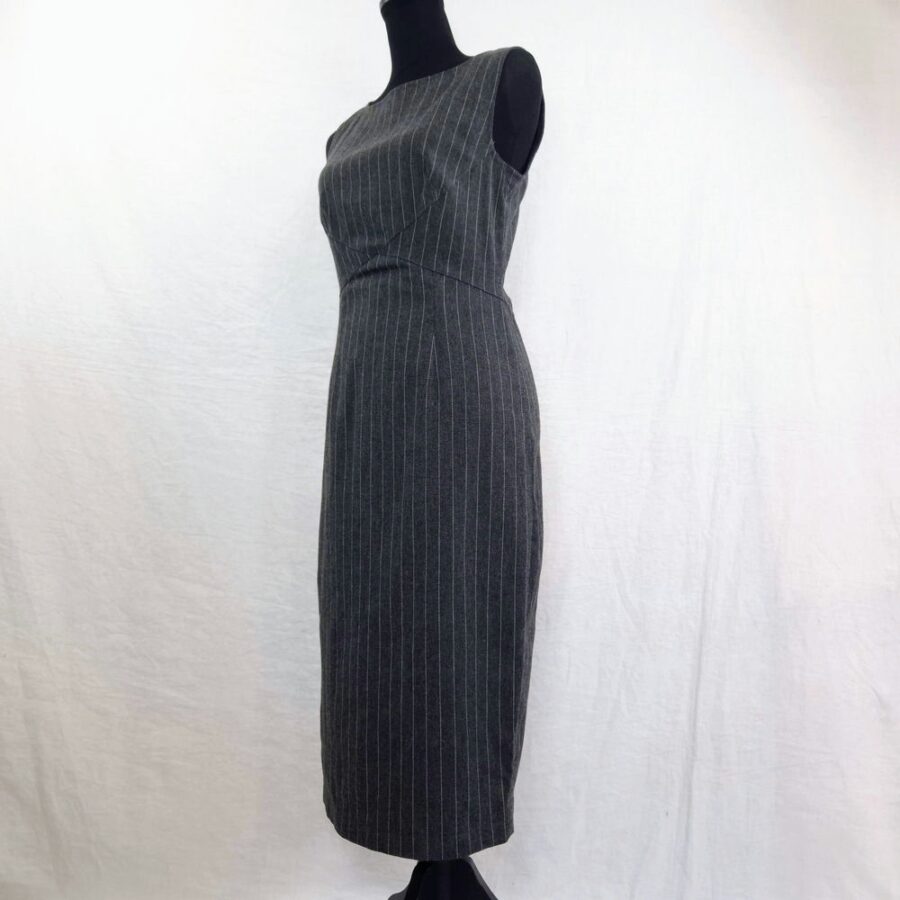 Vestito gessato Moschino Jeans 1990s