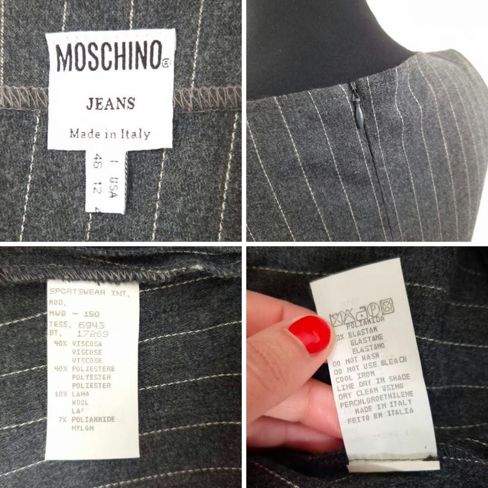 moschino jeans label