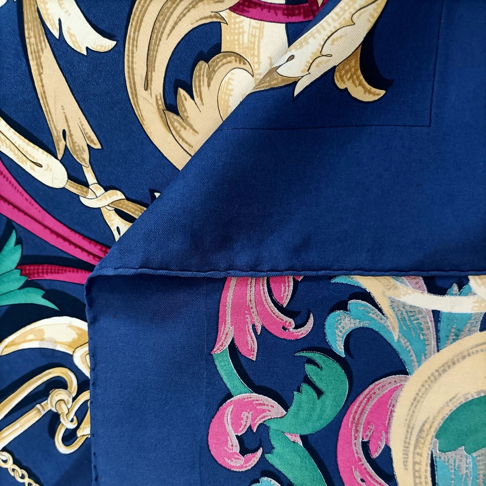 hermes vintage silk scarf