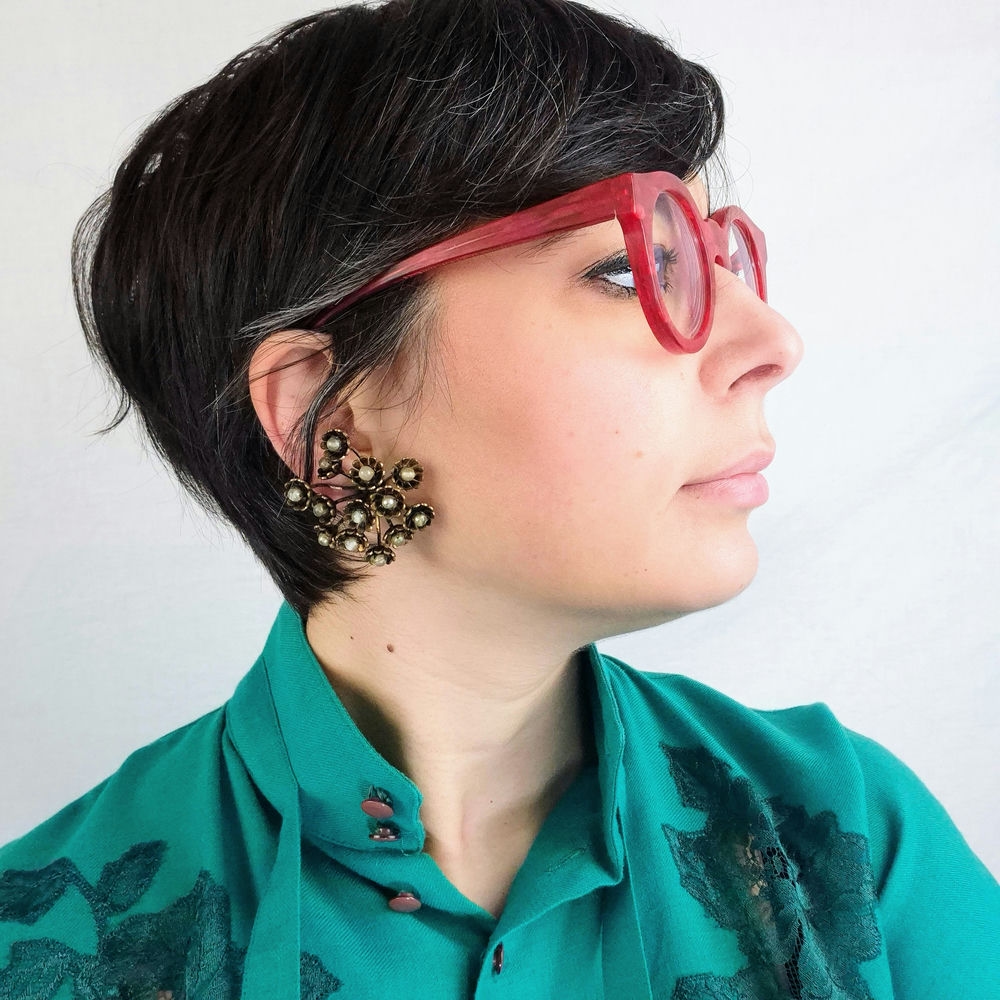 Orecchini vintage anni '60 Giuliano Fratti