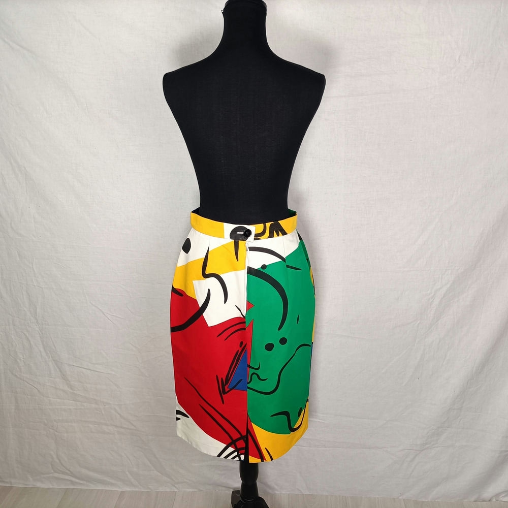 tailleur gonna multicolore