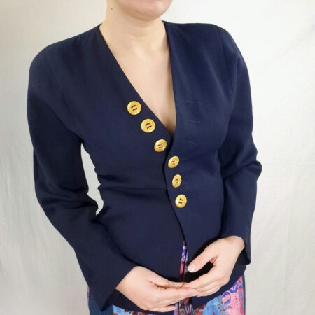 Studio 0001 Ferre blazer navy vintage 1990s