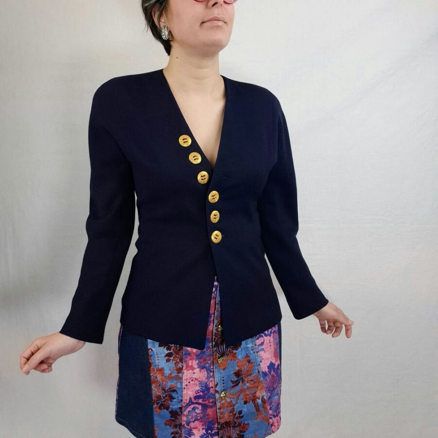 giacca navy vintage