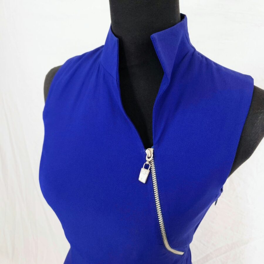 vintage blue dress