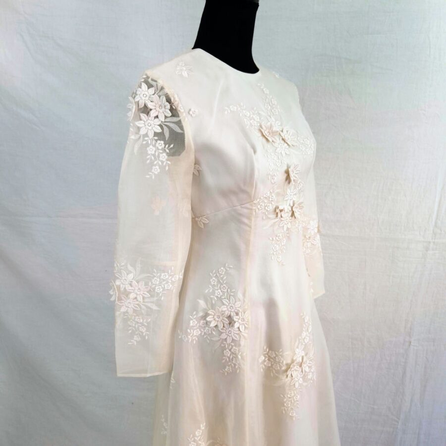 seventies bride dress