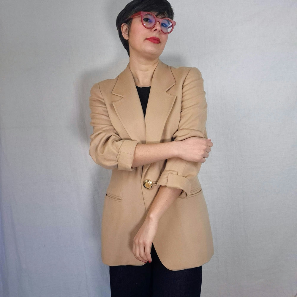 Giacca beige Genny anni '90