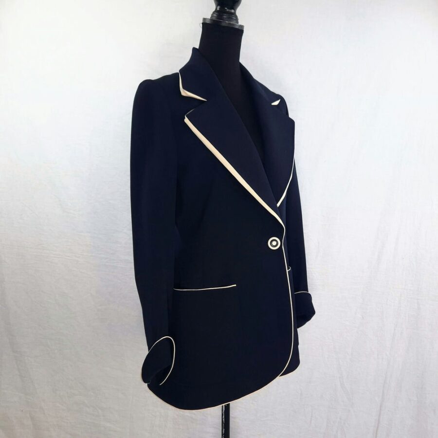 Giacca da donna blu navy Karl Lagerfeld