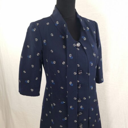 Vestito blu vintage anni 60