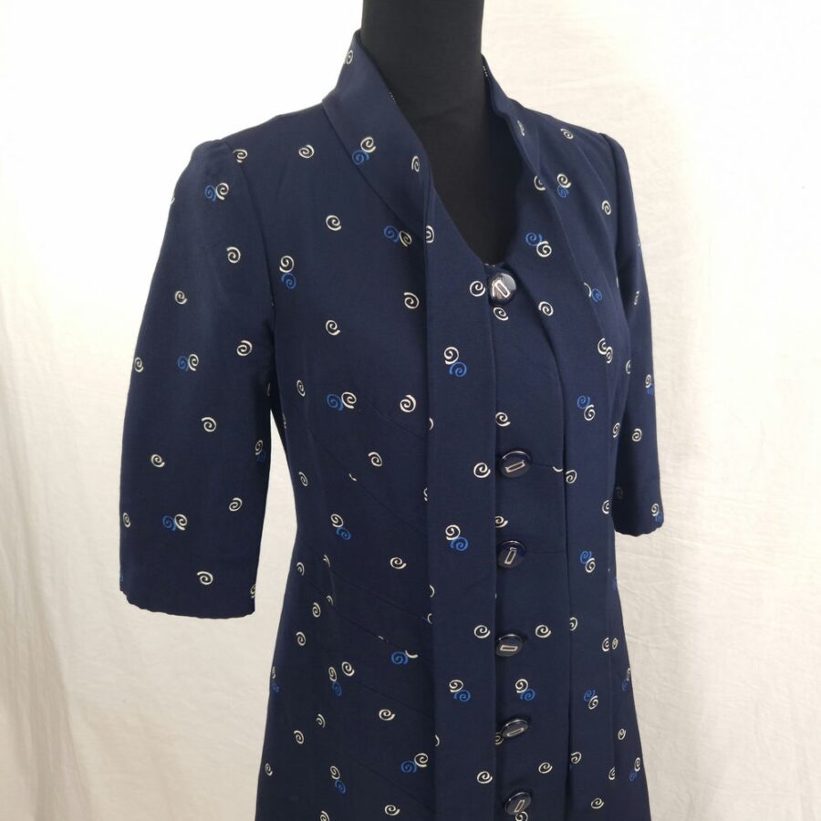 Vestito blu vintage anni 60