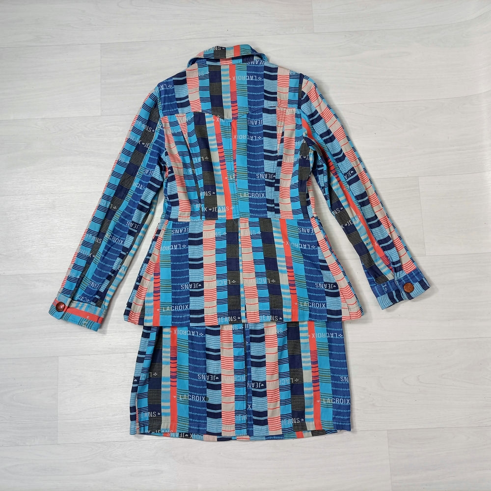 Tailleur per outfit pop Christian Lacroix vintage 90s