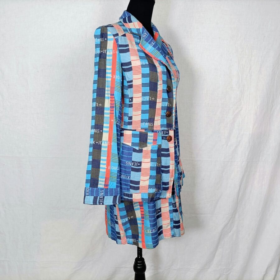 tailleur gonna multicolore