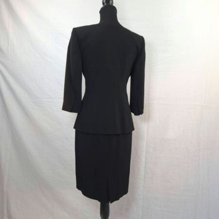 Tailleur gonna nero vintage anni '90