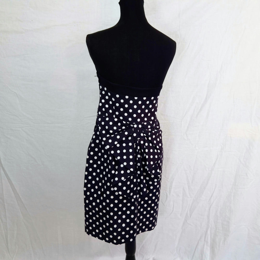 Vestito nero a pois Laura Ashley