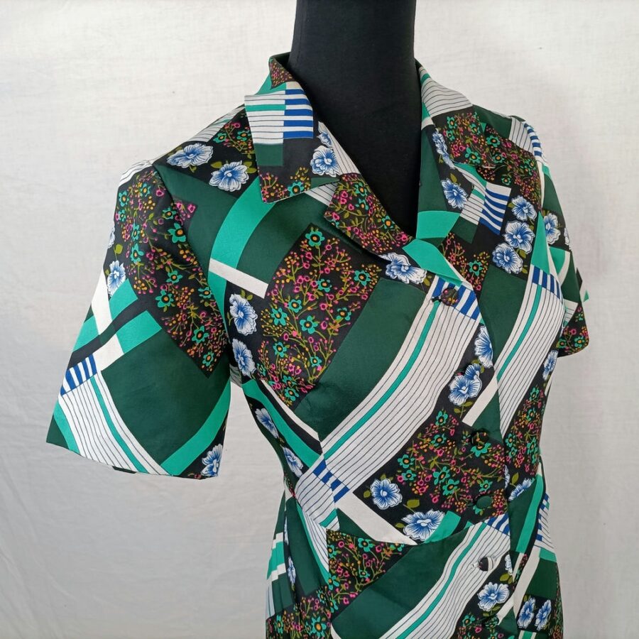 abito a fiori vintage