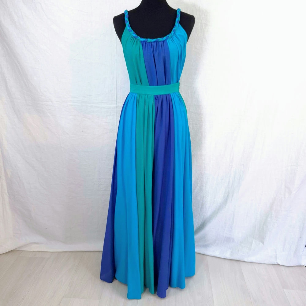 Lanvin vintage anni '70 completo abito e maxi gonna