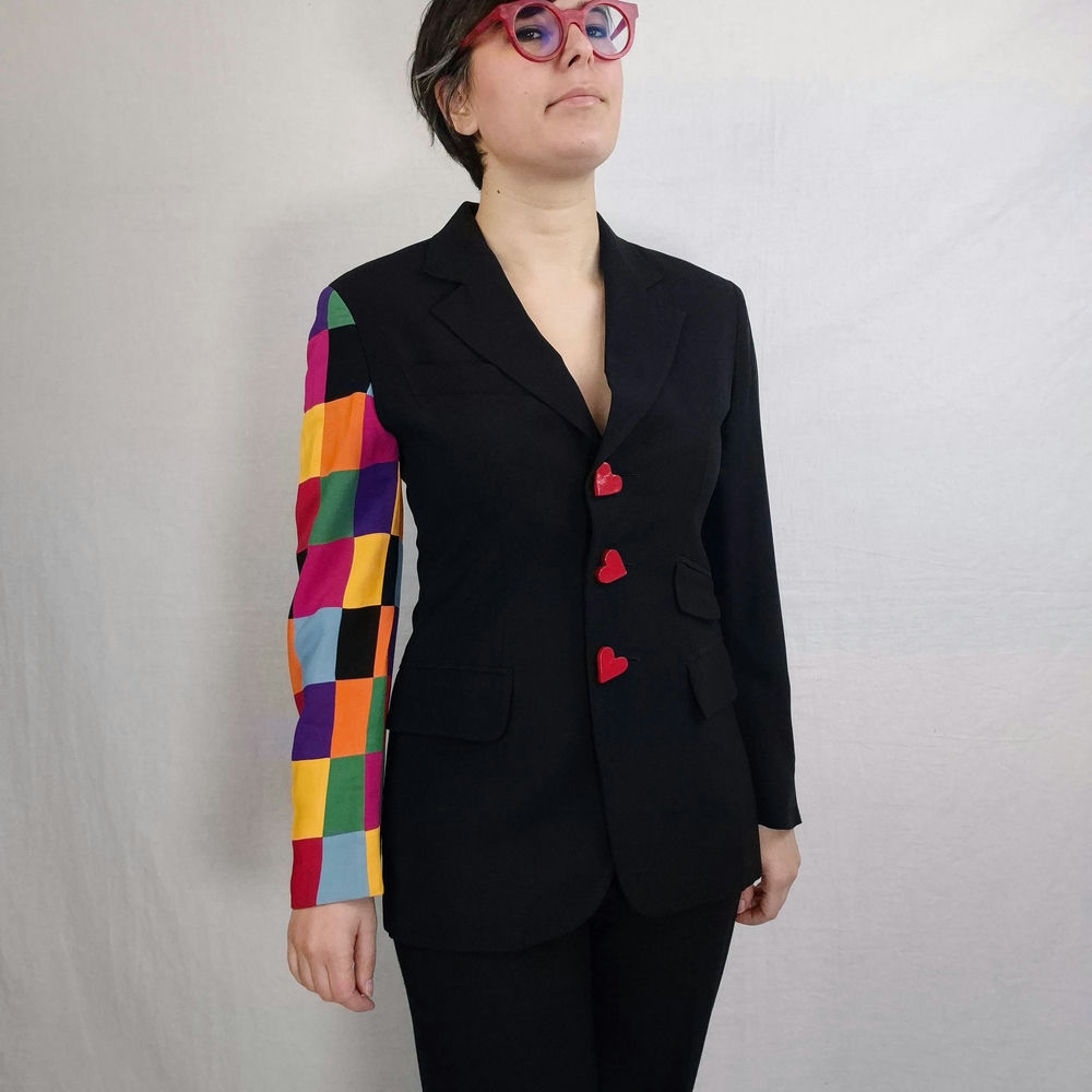 Moschino Couture vintage giacca cuori