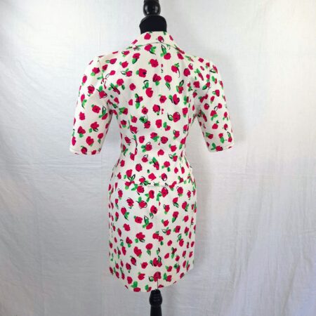 Guy Laroche completo con papaveri giacca e gonna