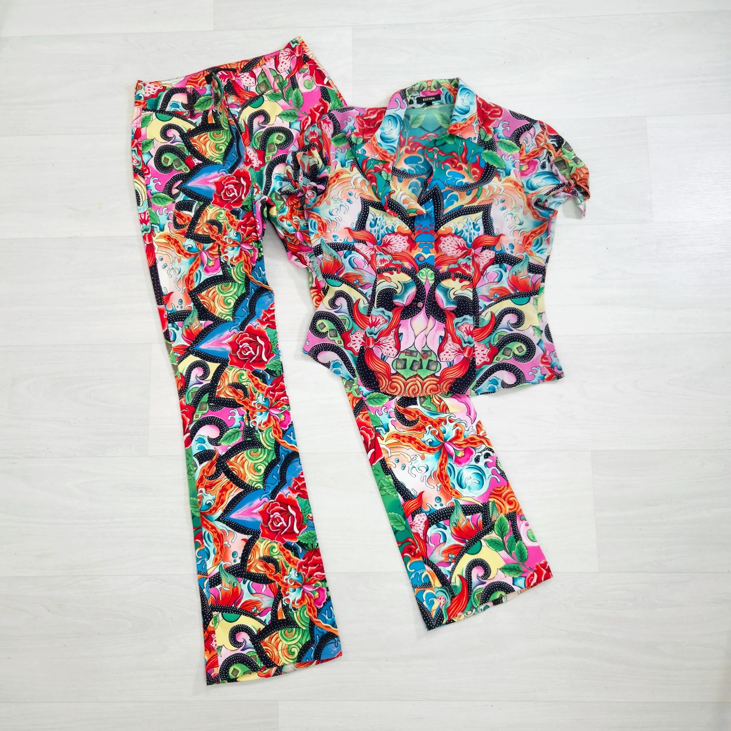 Completo fantasia Escada crazy vintage