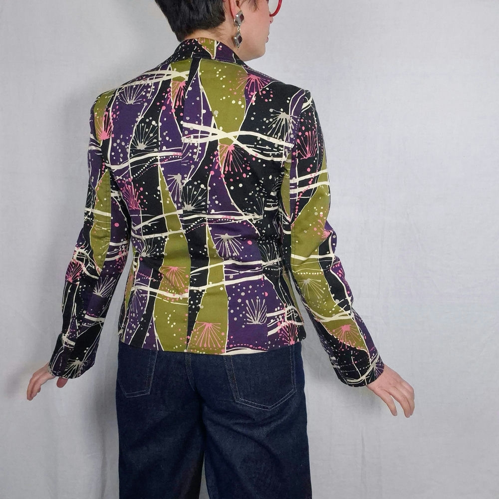 Giacca Moschino Jeans con fantasia astratta