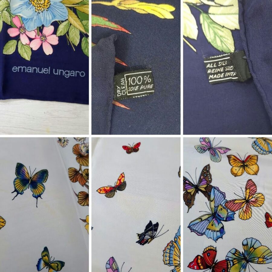 vintage silk scarf Unagro