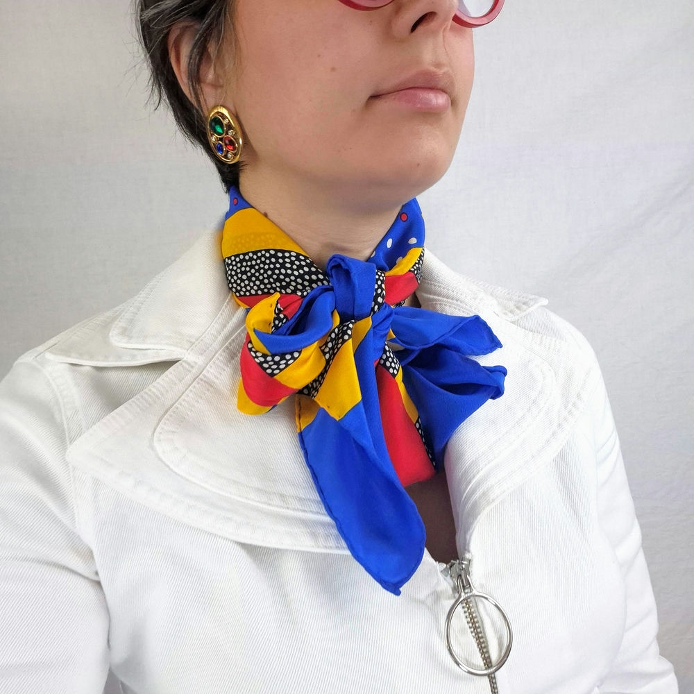 foulard vintage in seta