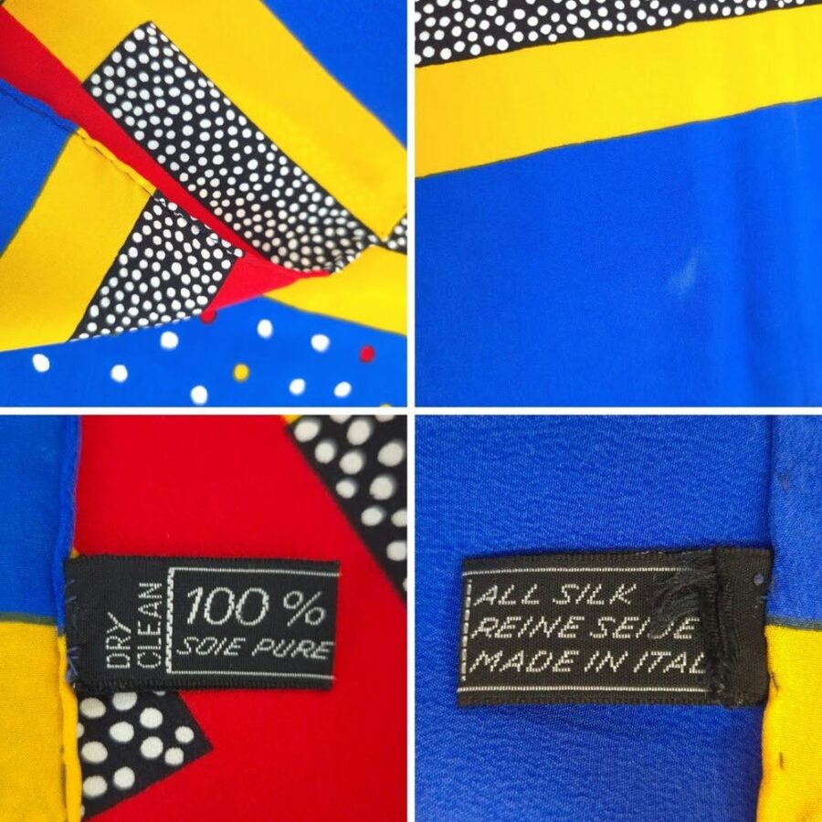 silk scarf vintage