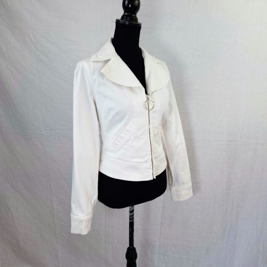 denim white jacket