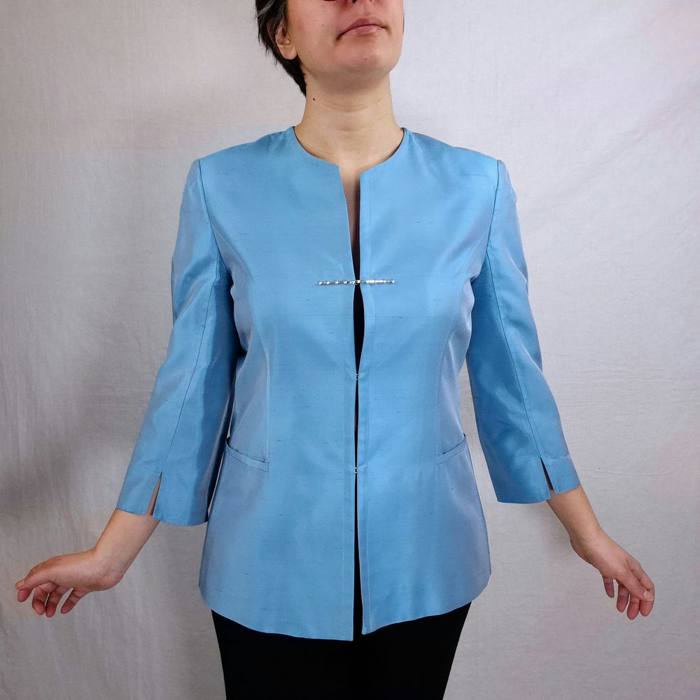 Giacca da cerimonia azzurra Pierre Cardin